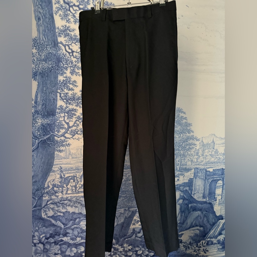 Michael Brandon Black Formal Trousers